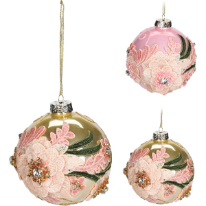 Набір ялинкових куль Christmas Decoration 10 см 6 шт (ACT504710) краща модель в Рівному