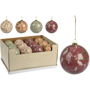 Набор елочных шаров Christmas Decoration 10 см 24 шт BIRD (APF478520) лучшая модель в Ровно