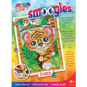 Набор для творчества Sequin Art Smoogles Тигр 25х34 см (SA1815) в Ровно