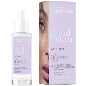 Кислотный пилинг Bielenda Good Skin Микро-эксфолиант 15% AHA + PHA + Ниацинамид 30 мл (5902169046873) ТОП в Ровно