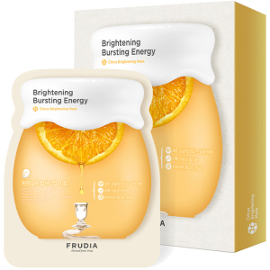 Набір тканинних масок для обличчя Frudia Citrus Brightening Mask Освітлює 10 шт (8803348045311) в Рівному