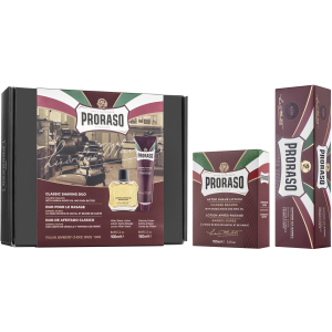 Подарочный набор для бритья Proraso Деликатное бритье и уход для жесткой щетины с сандаловым маслом и маслом дерева Ши Крем 150 мл + Лосьон 100 мл (8004395004775) лучшая модель в Ровно