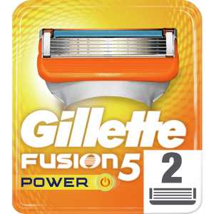 Сменные картриджи для бритья (лезвия) мужские Gillette Fusion5 Power 2 шт (7702018867172) лучшая модель в Ровно