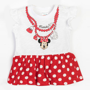 Сукня Disney Minnie Mouse MN15545 68-74 см Біла з червоним (8691109789860) ТОП в Рівному