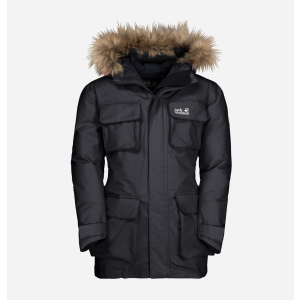 Пуховик Jack Wolfskin Ice Explorer Jacket Kids 1608201-6350 128 см Темно-сірий (4060477301341) надійний