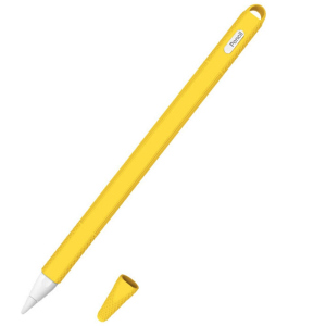 Чохол TPU Goojodoq Hybrid Ear для стілуса Apple Pencil 2 Yellow краща модель в Рівному