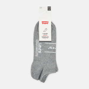 Набор носков Levi's 701203953-007 43-46 2 пары Grey Melange (8720245177054) ТОП в Ровно