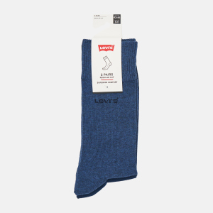 Набор носков Levi's 993053001-460 39-42 2 пары Denim Blue (8718824836744) лучшая модель в Ровно