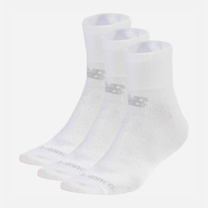 Шкарпетки New Balance Prf Cotton Flat Knit Ankle Socks 3 Pair LAS95233WT 37-42 3 пари Білі (192983723127) надійний