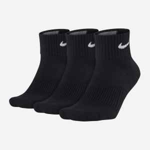 Шкарпетки Nike Perf Cush Qt 3Pr SX4703-001 S (34-38) 3 пари Чорні (884726565032) краща модель в Рівному