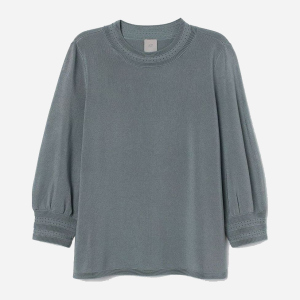 Джемпер H&M 0831611 XS Серый с зеленым (LD2000001114353) ТОП в Ровно