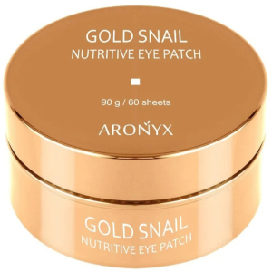 Гідрогелеві патчі для очей Medi Flower Aronyx Gold Snail Nutritive Eye Patch з муцином равлики та золотом 60 шт (8809460461015) в Рівному