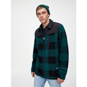 Куртка-рубашка Pull & Bear 9474/524/500 M Зеленая в клетку (09474524500031) в Ровно