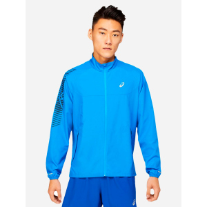 Ветровка ASICS ICON JACKET 2011B051-406 L Синяя (4550329938219) лучшая модель в Ровно