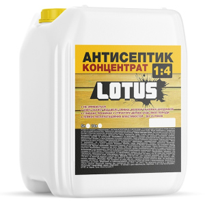 Антисептик для захисту деревини концентрат 1:4 LOTUS 10л ТОП в Рівному