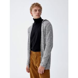 Кардиган Pull & Bear XAZ217377APSX M Білий/Чорний (DD8000004572857) краща модель в Рівному