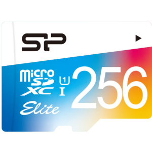 Silicon Power Elite Color microSDXC 256GB Class 10 UHS-I + adapter (SP256GBSTXBU1V20SP) в Рівному