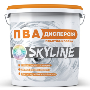 Дисперсия ПВА пластифицированная готовая к применению SkyLine 3 кг в Ровно