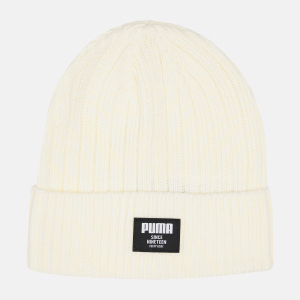 Шапка Puma Ribbed Classic Beanie 2283108 Слонова кістка (4064533034150) в Рівному