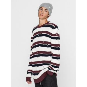 Джемпер Pull & Bear XAZ177077WAUC M Белый в темно-синюю полоску коричневый (DD8000003776775) в Ровно