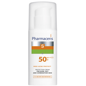 Солнцезащитный крем для кожи с акне Pharmaceris S Medi Acne Protect SPF50+ 50 мл (5900717149052)