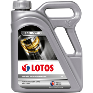 Масло моторное Lotos Oil Semisyntetic Diesel CF 10W-40 4 л (WF-K400N40-0H0) в Ровно