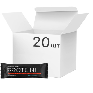 Упаковка протеиновых батончиков Proteiniti Ореховый 40 г х 20 шт (14820221410166) ТОП в Ровно