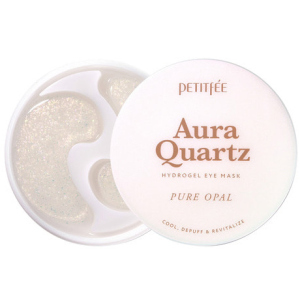 хороша модель Гідрогелеві патчі для очей Petitfee Aura Quartz Hydrogel Eye Mask Pure Opal з перлинами та пудрою опала 40 шт (8809508850801)