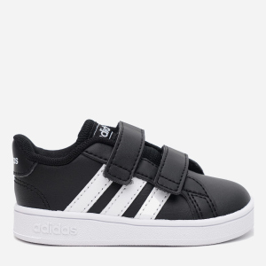 Кеды детские Adidas Grand Court I EF0117 23 Cblack/Ftwwht/Ftwwht (4061622759383) ТОП в Ровно