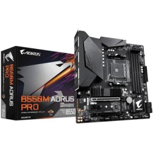 Материнская плата Gigabyte B550M AORUS PRO AM4 mATX (B550M AORUS PRO) Over-Stock лучшая модель в Ровно