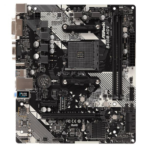 Материнская плата ASRock am4 b450m-hdv r4