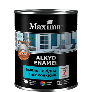 Емаль алкідна високоякісна Maxima синій 2,3 кг в Ровно