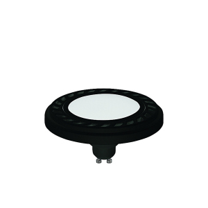 Лампа Nowodvorski REFLECTOR LED 9W, 4000K, GU10, ES111, ANGLE 120, DIFFUSER, BLACK CN (9211) ТОП в Рівному