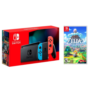 Nintendo Switch Neon blue/red - Обновлённая версия + The Legend of Zelda: Link's Awakening в Ровно