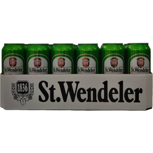 Упаковка пива St.Wendeler Lager светлое фильтрованное 5.3% 0.5 л.х 24 шт (4002631024161G) в Ровно