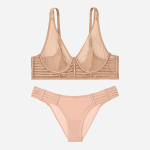 Комплект белья Victoria's Secret 229016608 36B/L Бежевый (1159760103)