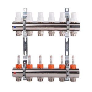 Колектор Icma 1" 6 виходів, з витратоміром №K013 ТОП в Рівному