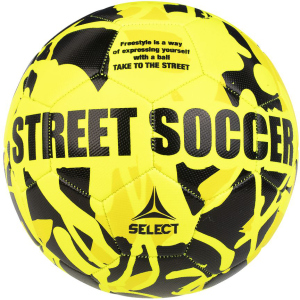 М'яч футбольний Select Street Soccer (102) №4.5 Yellow-Black (5703543232895) краща модель в Рівному