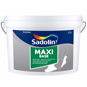 Шпаклівка дисперсійна SADOLIN MAXI BASE стартова світло-сіра 10л