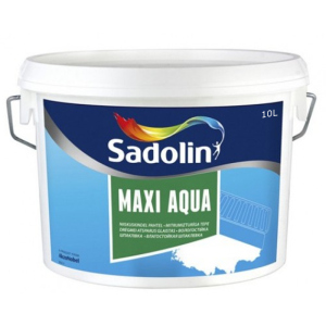 Шпатлевка акриловая SADOLIN MAXI AQUA влагостойкая голубая 10л лучшая модель в Ровно