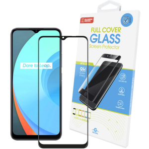 Захисне скло Global Full Glue для Realme C11 Black ТОП в Рівному