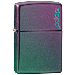 Запальничка Zippo Reg Iridescent Matte Logo Хамелеон (Zippo 49146 ZL) краща модель в Рівному