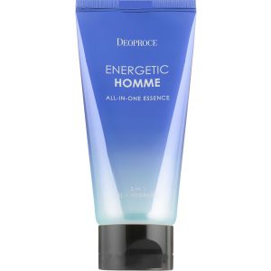 Заспокійлива багатофункціональна сироватка Deoproce Energetic Homme all-in-one Essence для чоловіків з гіалуроновою кислотою та комплексом з 7ми трав 110 мл (8809567926523)