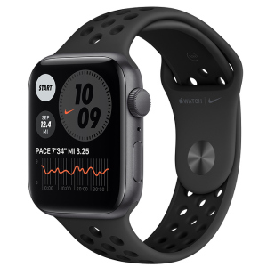 Смарт-часы Apple Watch SE Nike GPS 44mm Space Gray Aluminium Case with Anthracite/Black Nike Sport Band (MYYK2UL/A) в Рівному