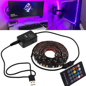 Светодиодная лента LED RGB 2м ТВ с пультом ДУ, USB и датчиком звука в Ровно