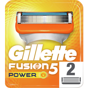 Змінні картриджі для гоління (леза) чоловічі Gillette Fusion5 Power 2 шт (7702018877560) краща модель в Рівному