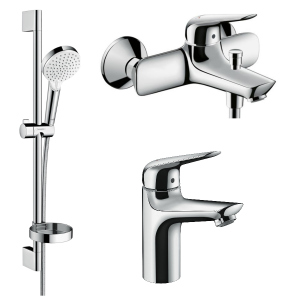 Набір змішувачів HANSGROHE Novus 1152019 (71030000+71040000+26553400) ТОП в Рівному