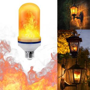 Лампа LED Flame Bulb A+ з ефектом полум'я вогню E27