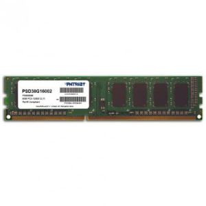 Модуль памяти PATRIOT 8GB [1x8GB 1600MHz DDR3] (PSD38G16002S) (F00152406) лучшая модель в Ровно