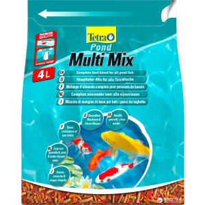 Корм Tetra Pond Multi Mix для ставкових риб харчова суміш 4 л (4004218170285) ТОП в Рівному